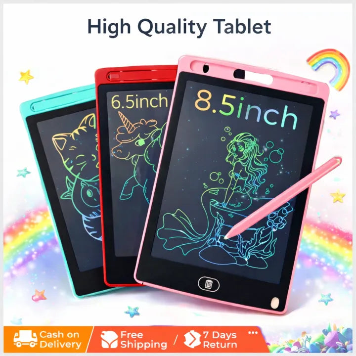 Writing LCD Drawing Multicolor Screen Tablet Available in 4.5 inch, 6.5 inch, 8.5 inch, 10 inch, 12 inch, 16 inch sizes Also