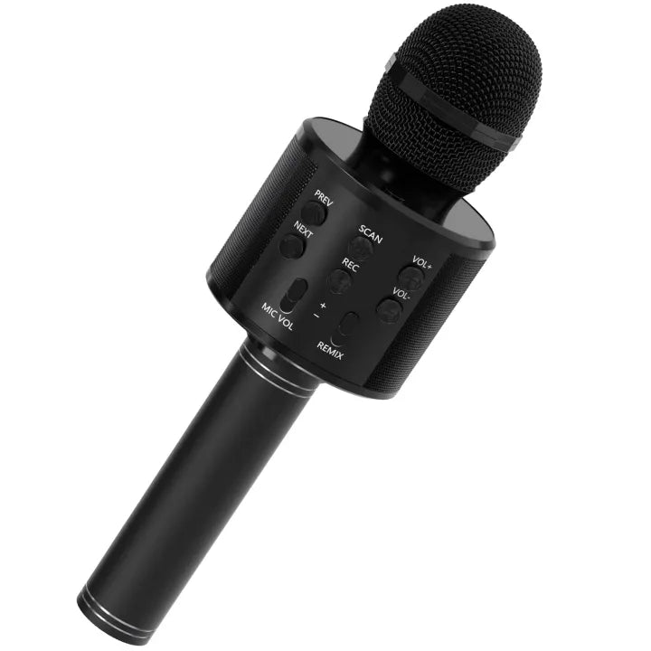 Kids Microphone for Singing, Wireless Bluetooth Karaoke Microphone for Adults, Portable Handheld Karaoke Machine, Toys