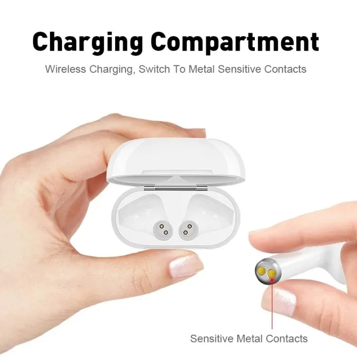 Original M10 & M19 & M88 & M90 i7S Double Wireless Bluetooth Hand Free with Power Bank Earphones for all cell phones use