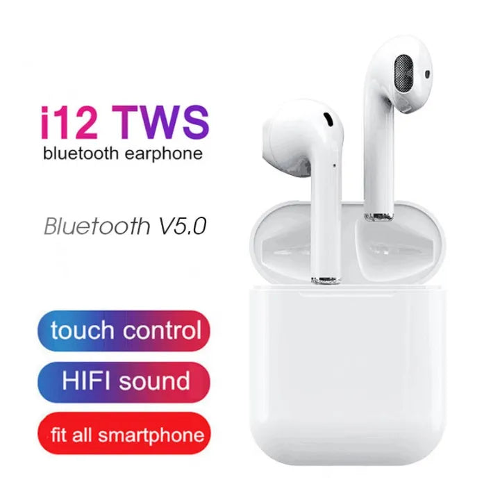 Original M10 & M19 & M88 & M90 i7S Double Wireless Bluetooth Hand Free with Power Bank Earphones for all cell phones use
