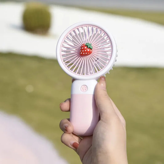 ZKM Mall Mini fan USB Rechargeable Handheld & Desktop Fan – Portable, Lightweight, Adjustable Speed, Electric Coolin
