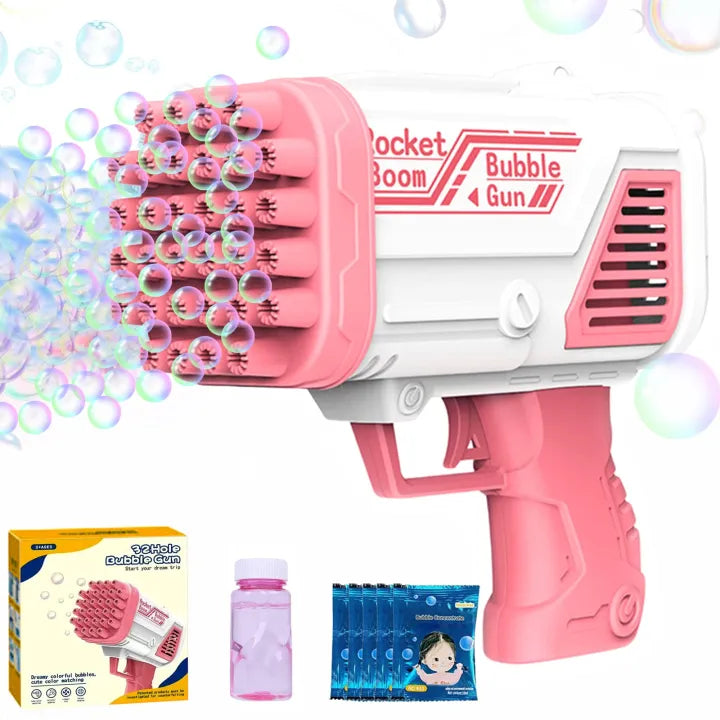 Colorful Lights Birthday Party Favors Gift, Bubble Blaster Summer Outdoor Activity Children's Toys