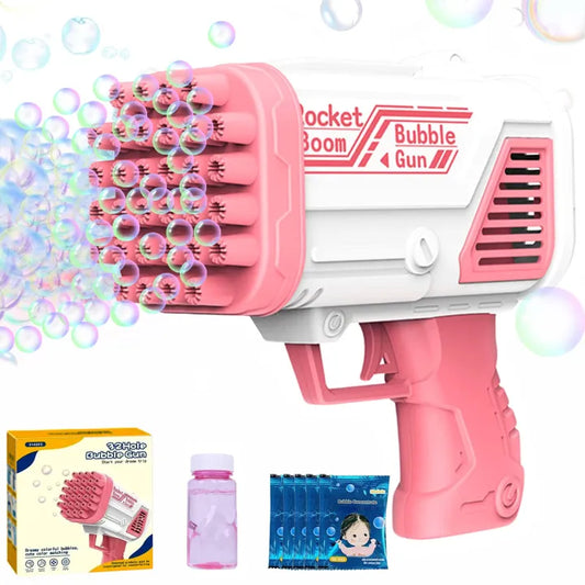 Colorful Lights Birthday Party Favors Gift, Bubble Blaster Summer Outdoor Activity Children's Toys