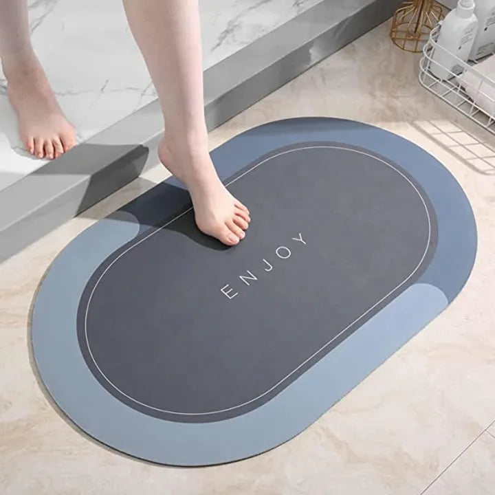 Bath Mat Water Absorbent Non-Slip, Water Absorbent Bath Carpet for Bathroom, Shower Room, Tub, Entryway, Kitchen, Sink - Random