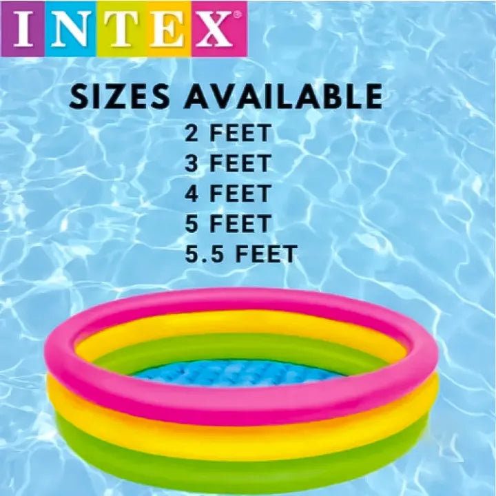 Intex Swimming Pool For kids And Baby - Inflatable Multicolor