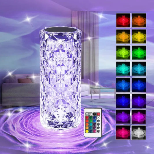 Colors Changing with Remote Control | USB Charging Touch Control Sensor Lamp | Fancy Table Lamps for Home Decoration and Gifts